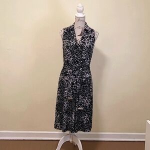 Never worn  classic black & white dress